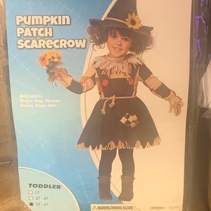 Brand new in bag kids pumpkin patch “scarecrow” costume.